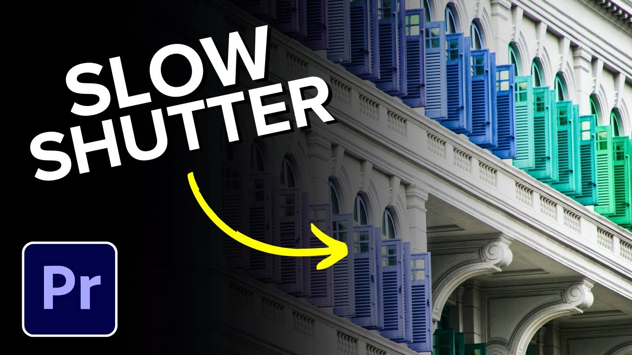 Create Slow Shutter Effect in Premiere Pro 🎥