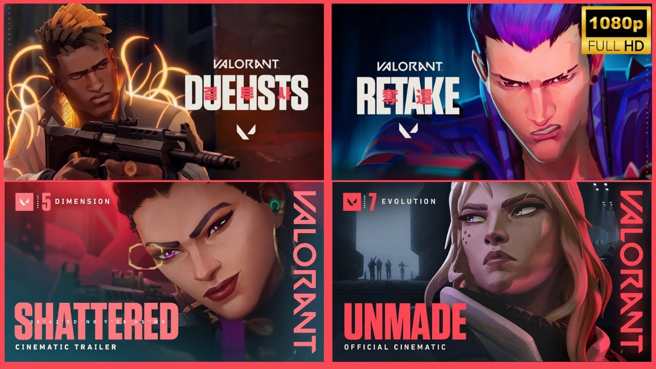 All Valorant Cinematics (Ep 1-7) in Full HD 🎬