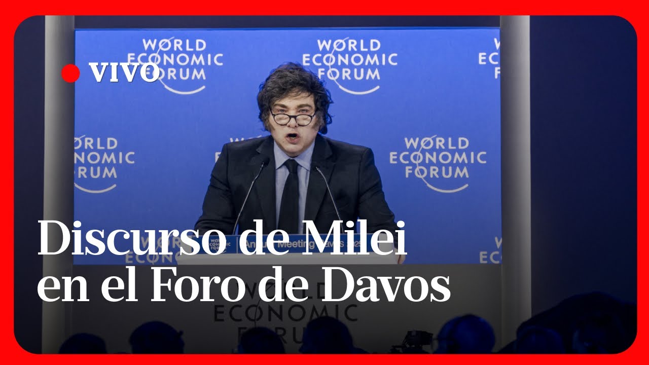 Milei en Davos: discurso en vivo 🇦🇷