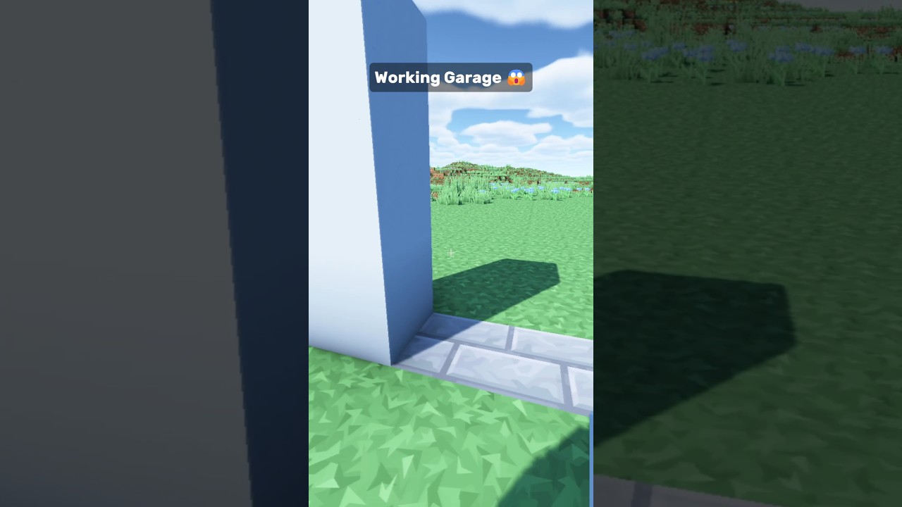 Minecraft: Build a Working Garage 🚗