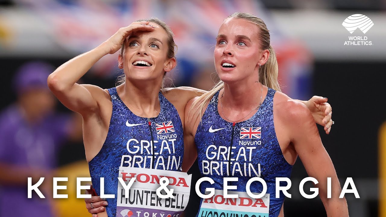 Keely Hodgkinson & Georgia Hunter Bell at Tokyo 25 🏃‍♀️