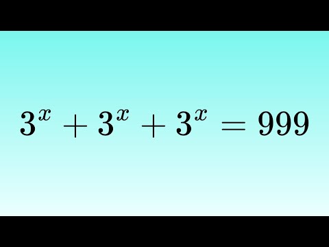 Germany | A Nice Exponential Algebra Problem