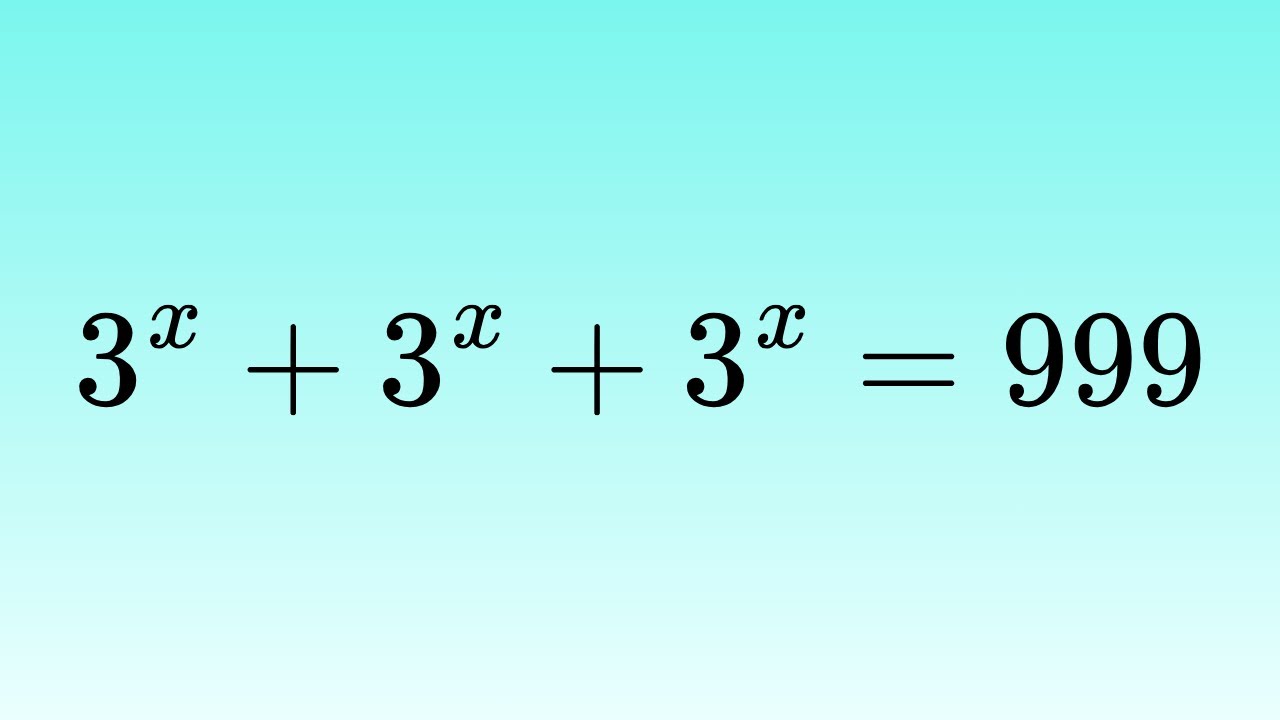 Germany | A Nice Exponential Algebra Problem