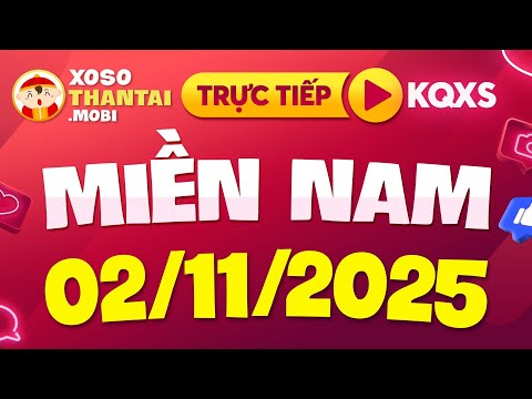 🔴 [Trực tiếp] XSMN 2/11 | Kết quả xổ số miền Nam hôm nay ngày 2 tháng 11 năm 2025 - SXMN - KQXSMN