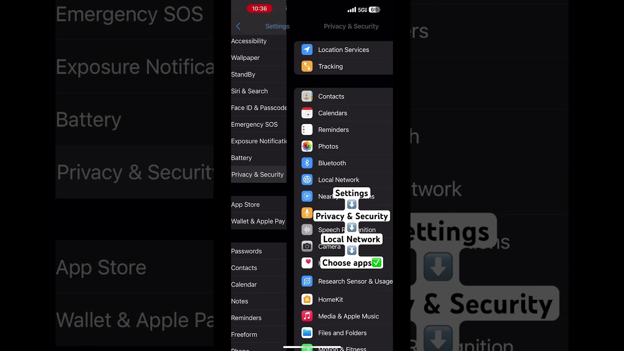 Secure Your iPhone: Manage App Access to Local Network 🔒