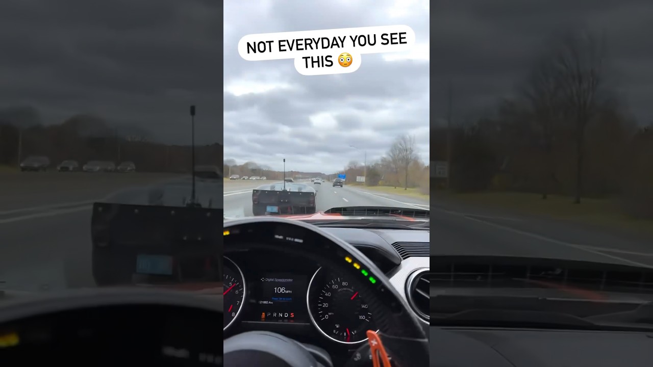 Ford GT40 Passes Mustang GT! 🏎️