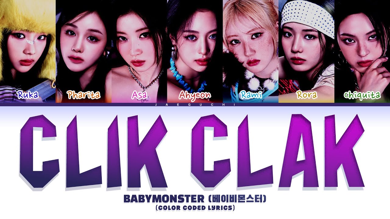 BABYMONSTER 'Clik Clak' Color Coded Lyrics πΆ