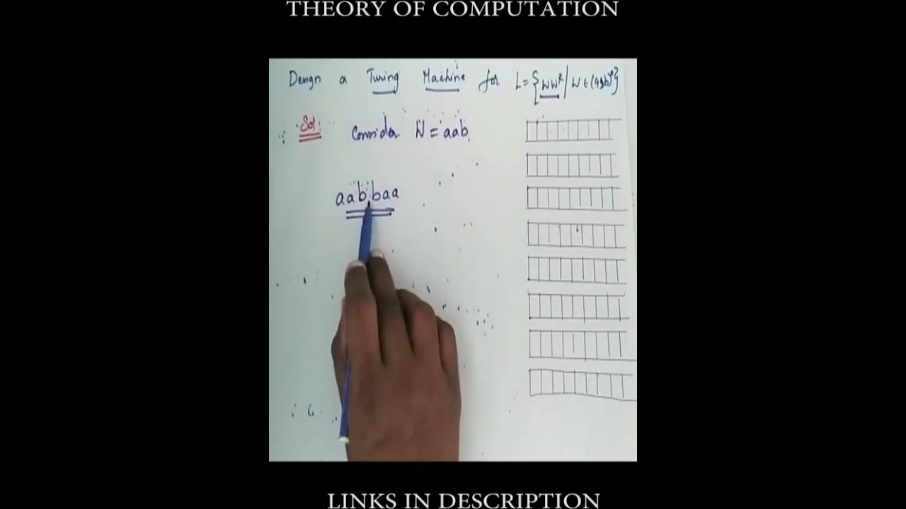 Designing Turing Machines for Specific Languages in Theory of Computation