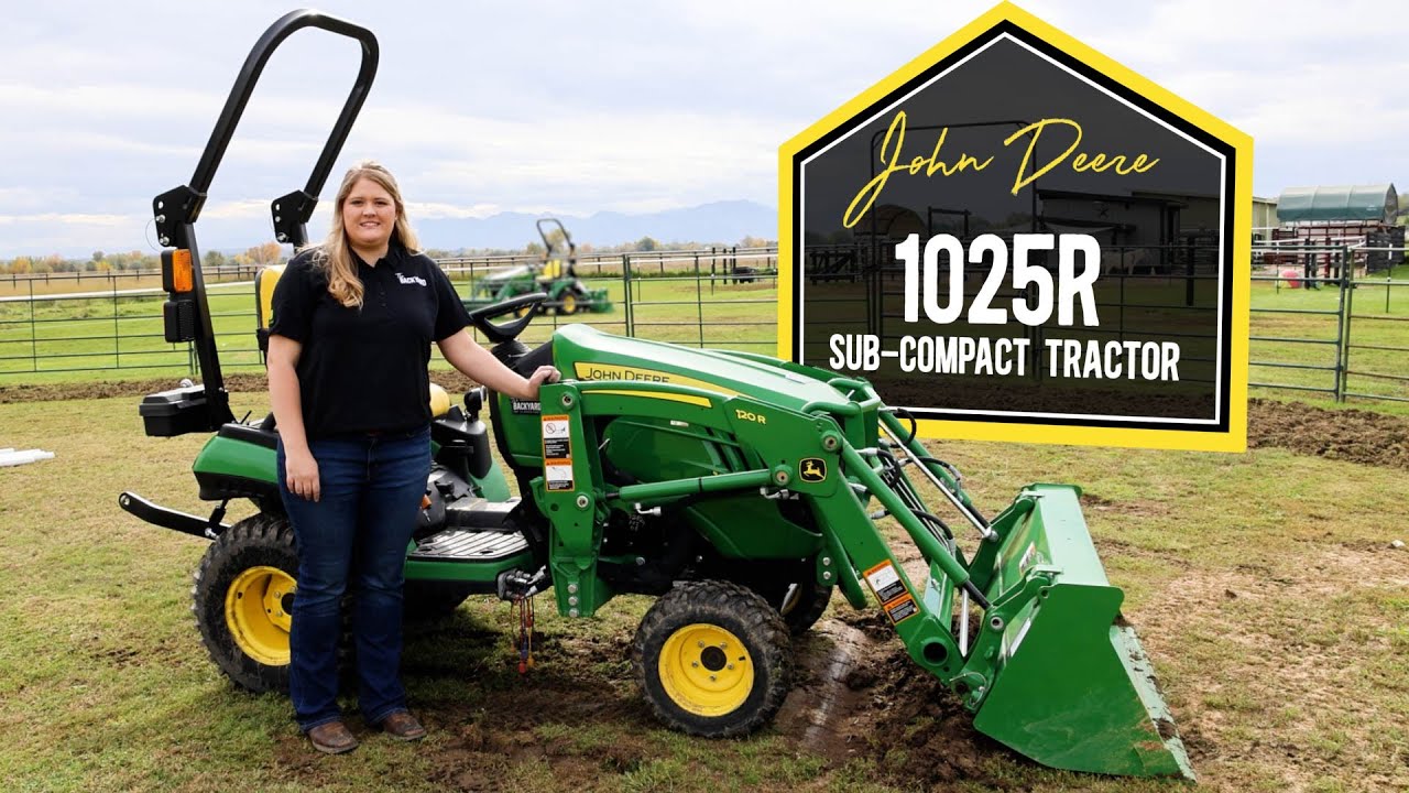 John Deere 1025R Demo: The Sub-Compact Tractor That Does It ALL!
