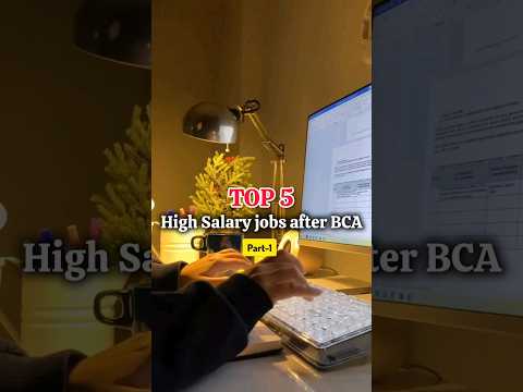TOP 5 High salary jobs after BCA 📚✅