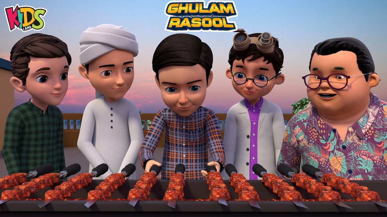 Barbeque Party | New Episode 2025 | Ghulam Rasool Cartoon Series | Islamic Cartoon | Kids Land