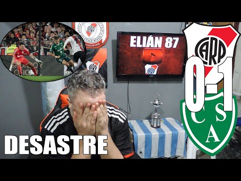 River Plate 0 vs Sarmiento 1 REACCION del Hincha de River RE CALIENTE