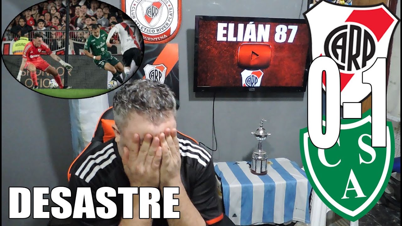 River Plate 0 - Sarmiento 1: Reacción Emocionada del Hincha de River