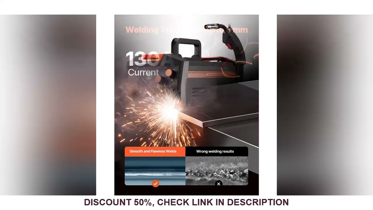 SucceBuy 130Amp Synergic MIG Welder 🔧