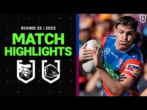 2025 NRL Match Highlights | Knights v Broncos | Round 25