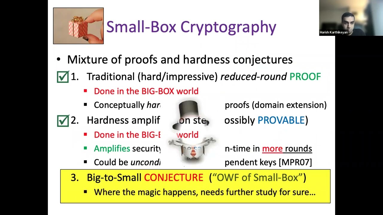 Small-Box Cryptography