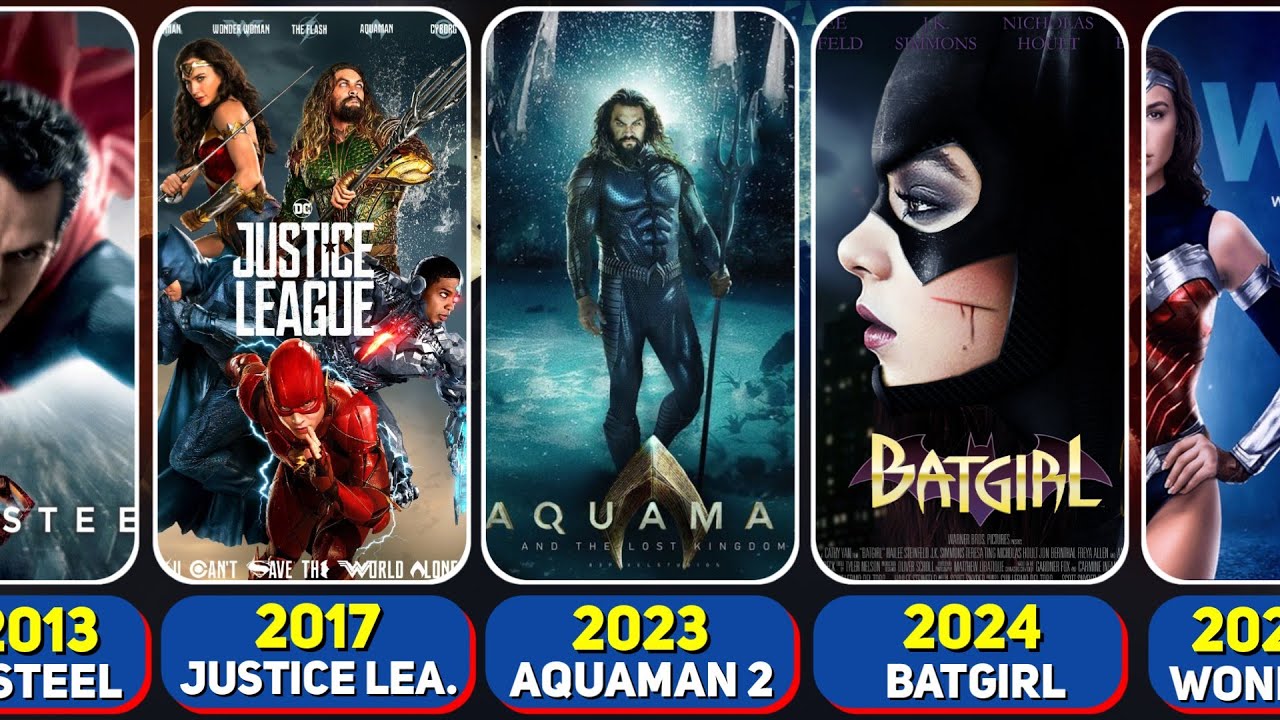 Complete Guide to All DCEU Movies in Release Order π¬