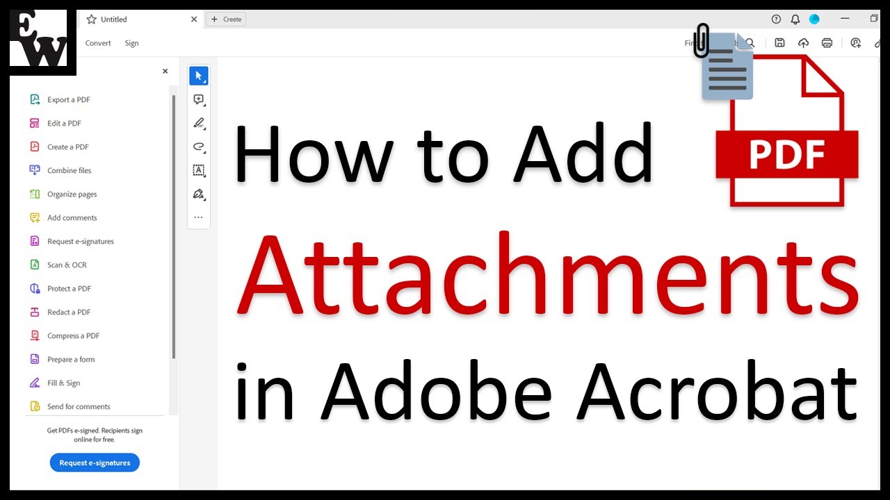 Guide to Attaching Files to PDFs in Adobe Acrobat (Updated Interface)
