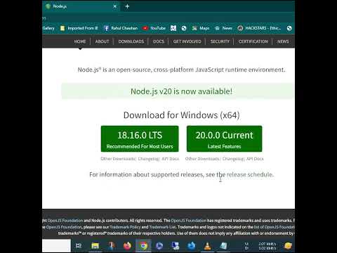 How to Install Node.js and NPM on Windows 10 [ 2023 Update] |@studycodegyan