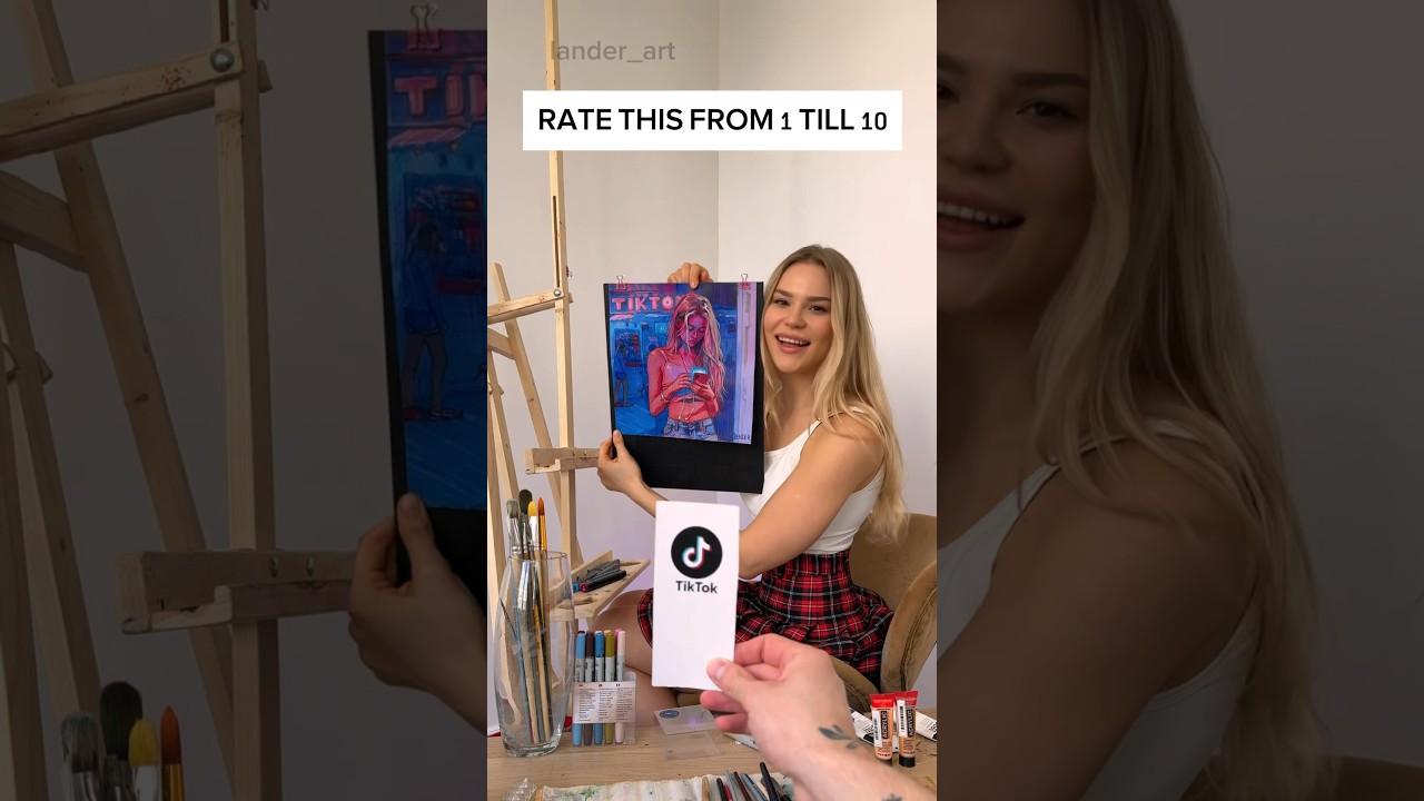 TikTok as a Person 🎨 - Art Challenge
