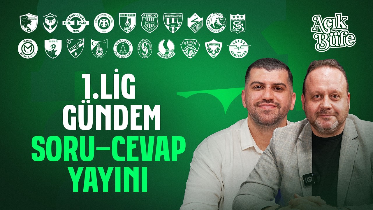 CANLI | 1. Lig Soru-Cevap Yayını with Nazım & Serhat