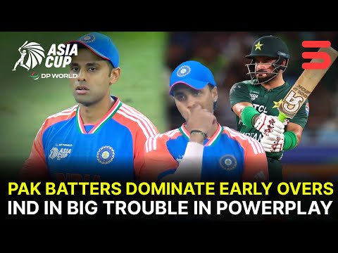 1st Innings Powerplay | India vs Pakistan | Match 14 | DP World Asia Cup 2025 | ZF1K
