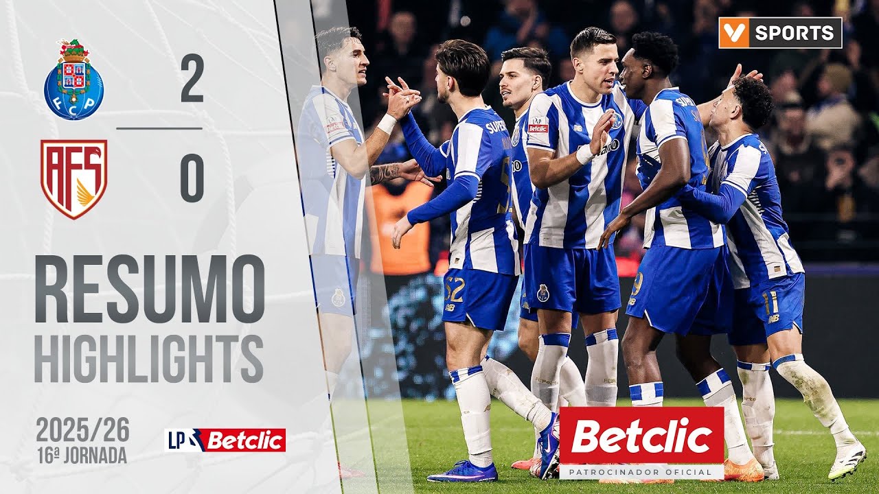Resumo: FC Porto 2-0 AVS (Liga 25/26 #16)