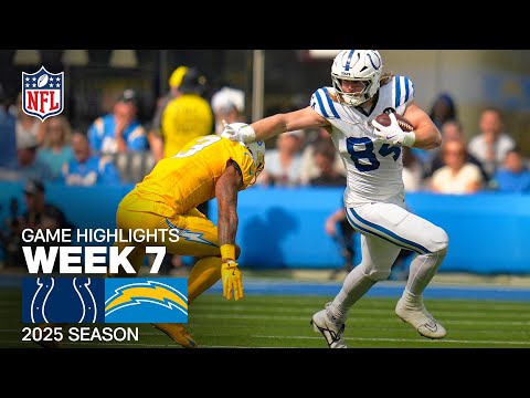 Indianapolis Colts vs. Los Angeles Chargers Game Highlights | NFL 2025 Season Week 7