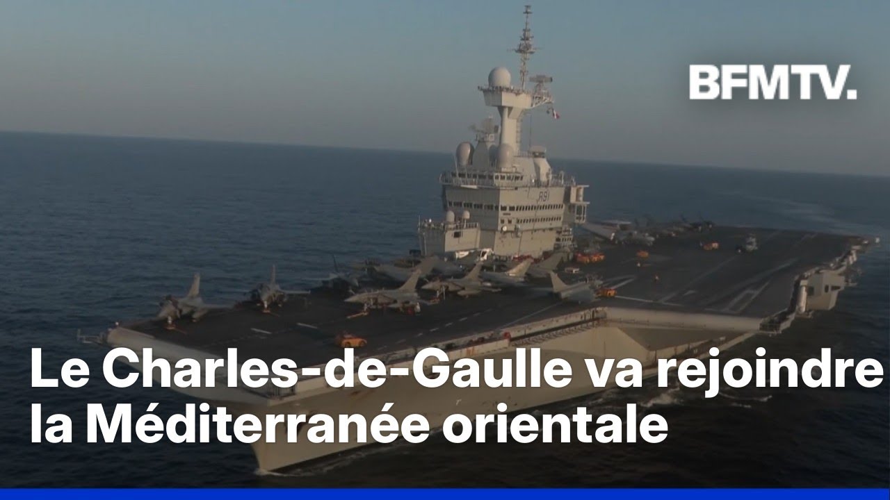 France's Charles-de-Gaulle Heads to Eastern Mediterranean 🇫🇷