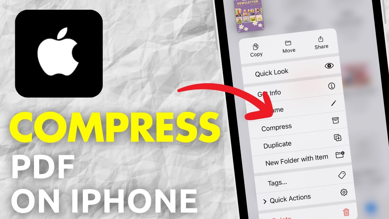 How Can You Compress PDF On The iPhone