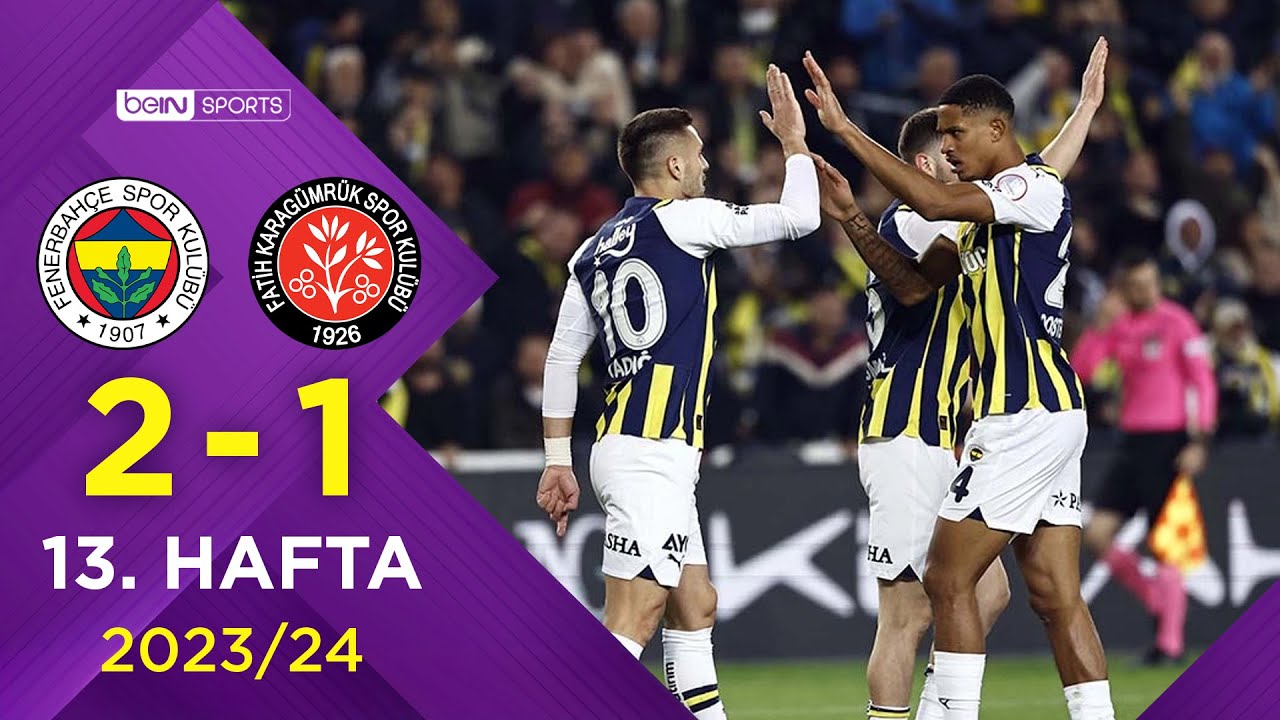 Fenerbahçe (2-1) F. Karagümrük | 13. Hafta - Trendyol Süper Lig 2023/2024