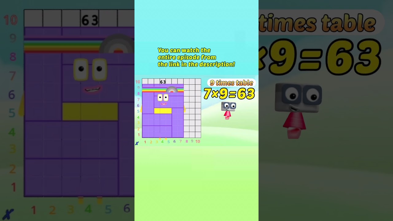 Nine Times Table Song | Numberblocks 🎶