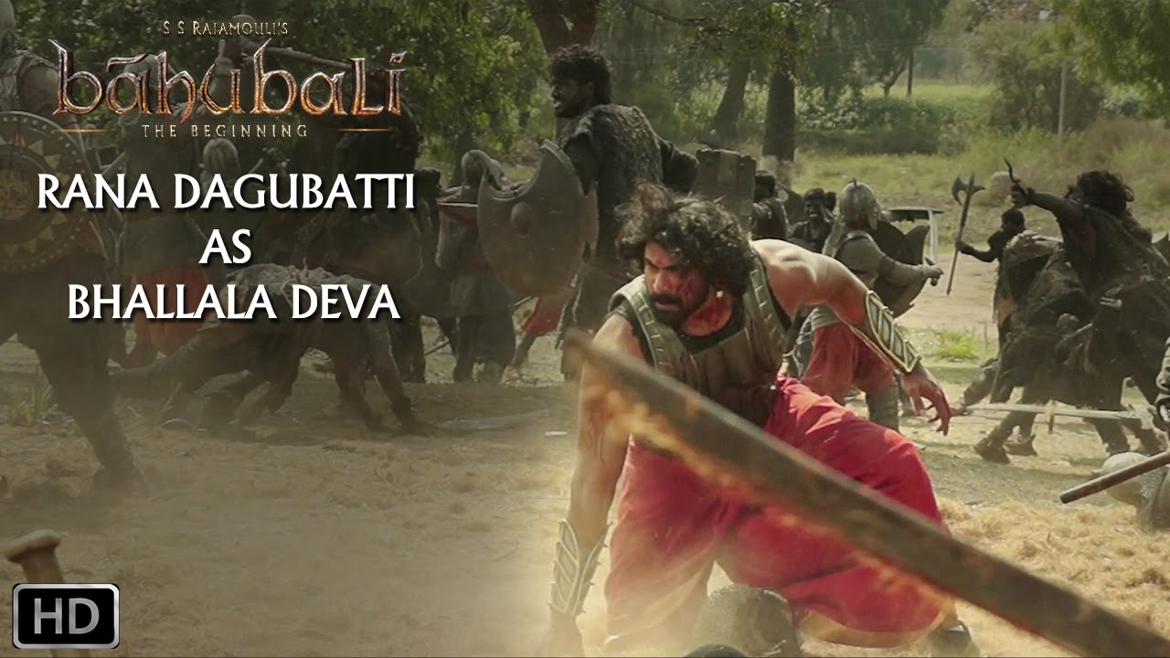 Rana Daggubati as Bhallaladeva in Baahubali π¬