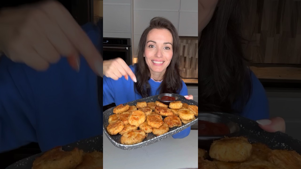 I lose weight eating these Low Carb Chicken Nuggets #shorts