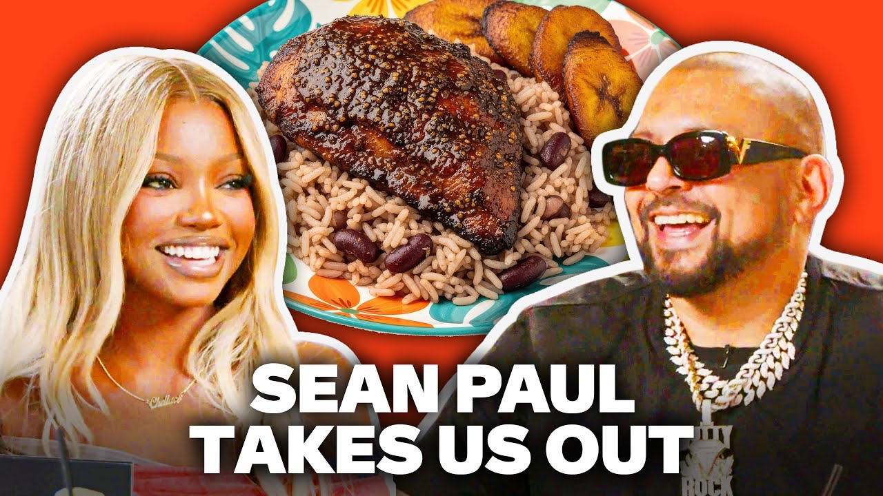 Sean Paul and Love Island's Chelley Taste Authentic Jamaican Food at Status Hollywood 🍽️