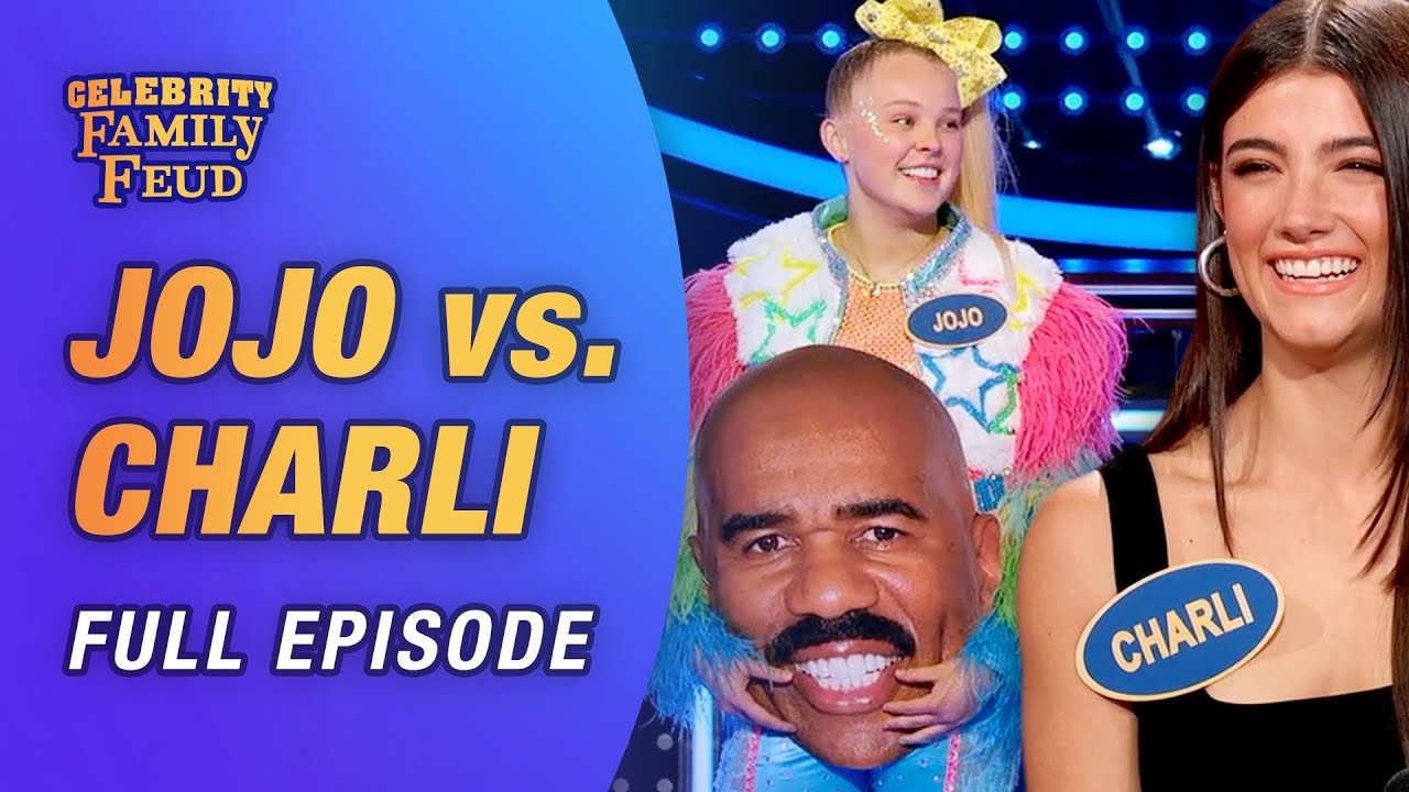 JoJo Siwa vs. Charli D'Amelio on Celebrity Family Feud! 🎉 Full Episode + Bonus Content
