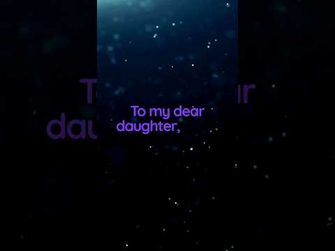 A beautiful message for your daughter - from mom #shorts #quotes #daughter
