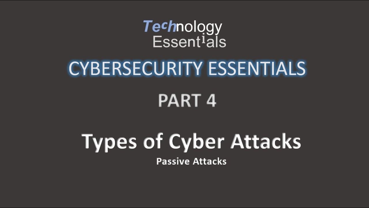 Understanding Passive Cyber Attacks: A Key Cybersecurity Threat 🔐 | Part 4