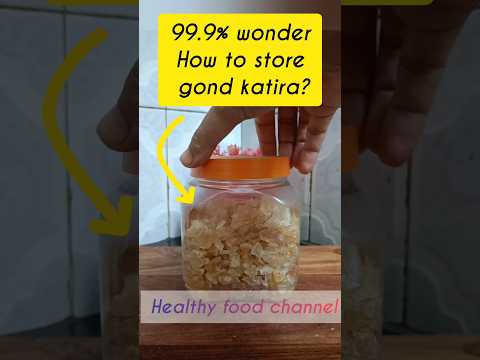 99% don't know how to store Raw gond katira #shorts #shortsfeed #shortsvideo