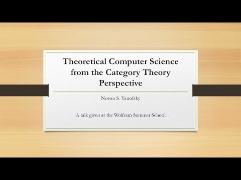 Theoretical Computer Science from the Category Theory Perspective