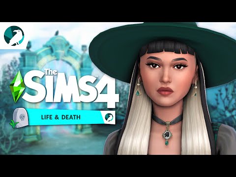 LET'S PLAY SIMS 4 LIFE & DEATH! 🪦🖤 | Gameplay - EP 1