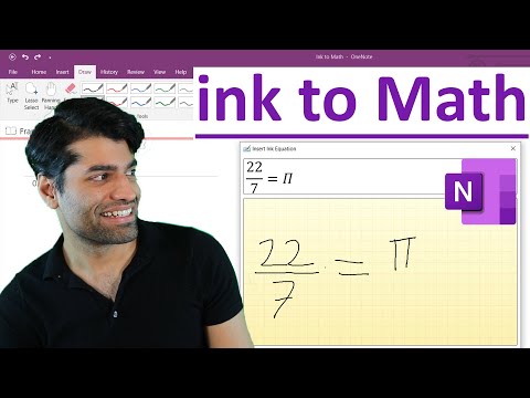 How to use Ink to Math in OneNote