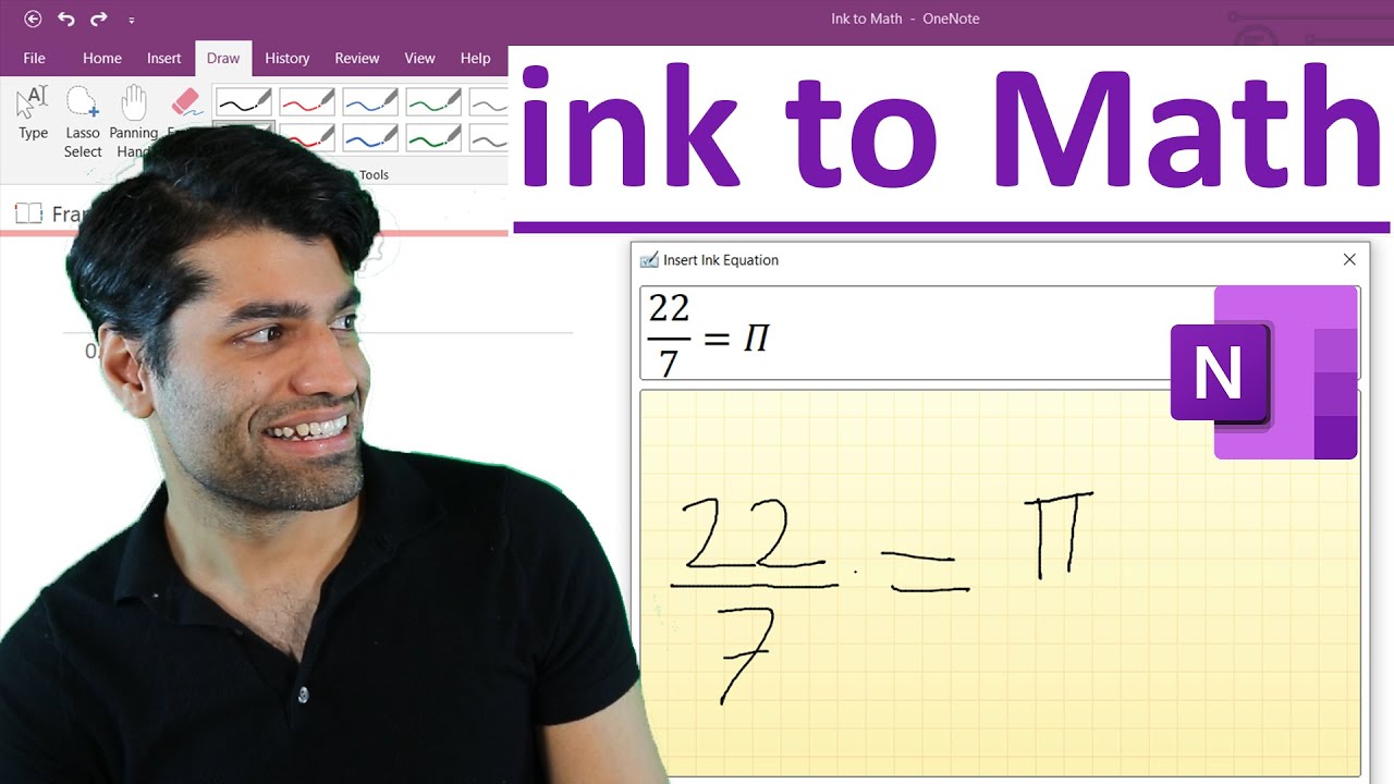 How to use Ink to Math in OneNote