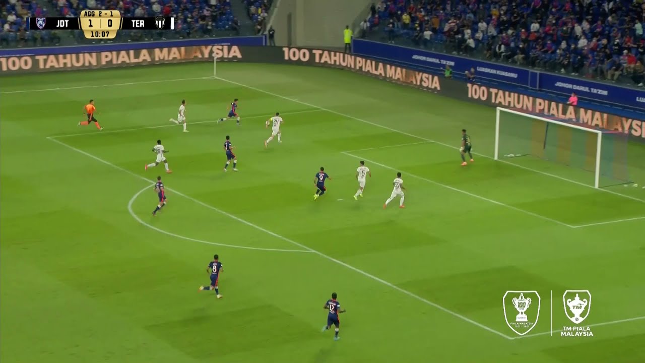 JOHOR DT 3-0 TERENGGANU FC, SEMI FINAL 2 TM PIALA MALAYSIA 2021 HIGHLIGHTS/AGG: JDT 4-1TERENGGANU FC