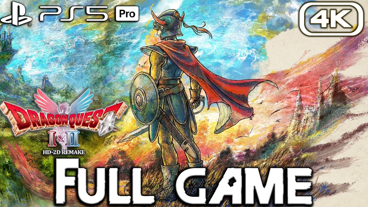 Dragon Quest 1 HD-2D Remake Full Gameplay Walkthrough (4K 60FPS) | No Commentary