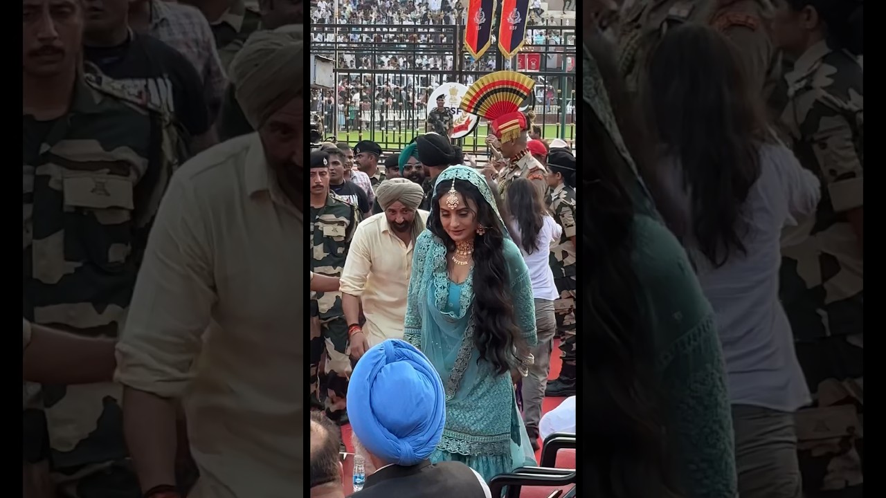 Sunny deol & Ameesha patel at Wagah border | The avinash podcast