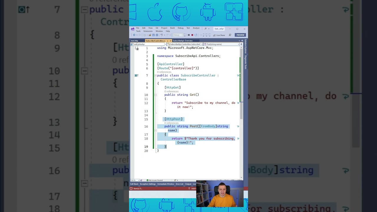 Test REST APIs in Visual Studio 2022 (No Postman) 🚀