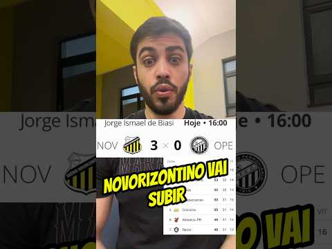 Novorizontino vai subir se liguem nisso #brasileiraob #futebol #novorizontino #operariopr