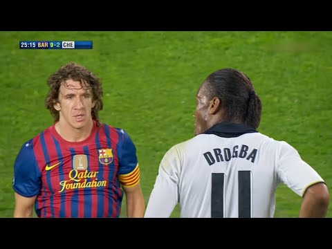 The day Didier Drogba showed no mercy to Carles Puyol