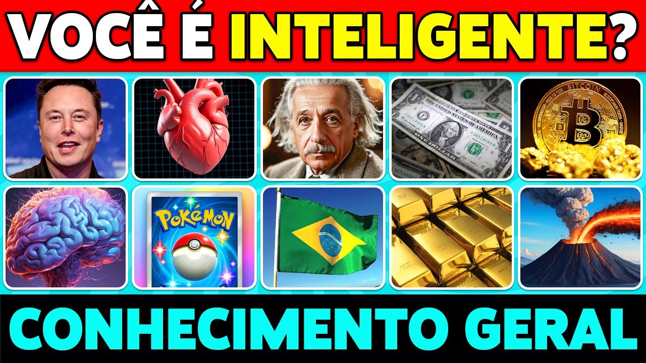 50 Desafie seu Conhecimento Geral com 50 Perguntas! 🧠